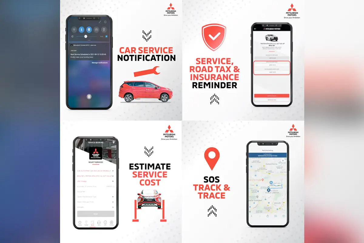 Mitsubishi Motors Enhances MITSUBISHI CONNECT MY Mobile Application in Malaysia